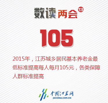 数读两会（13）：江苏养老金提高至105元 专家：民生保障应该持续发展